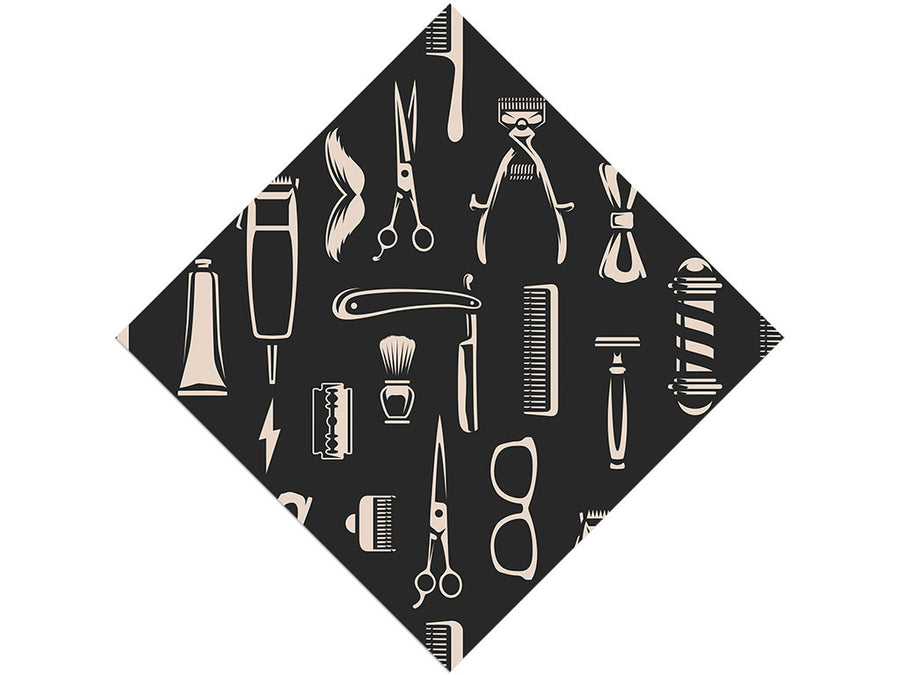 Barbershop Tools Barber Vinyl Wrap Pattern