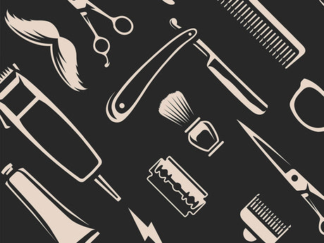 Barbershop Tools Barber Vinyl Wrap Pattern~Rwraps Series 914 Digitally Printed Vinyl Wrap~0