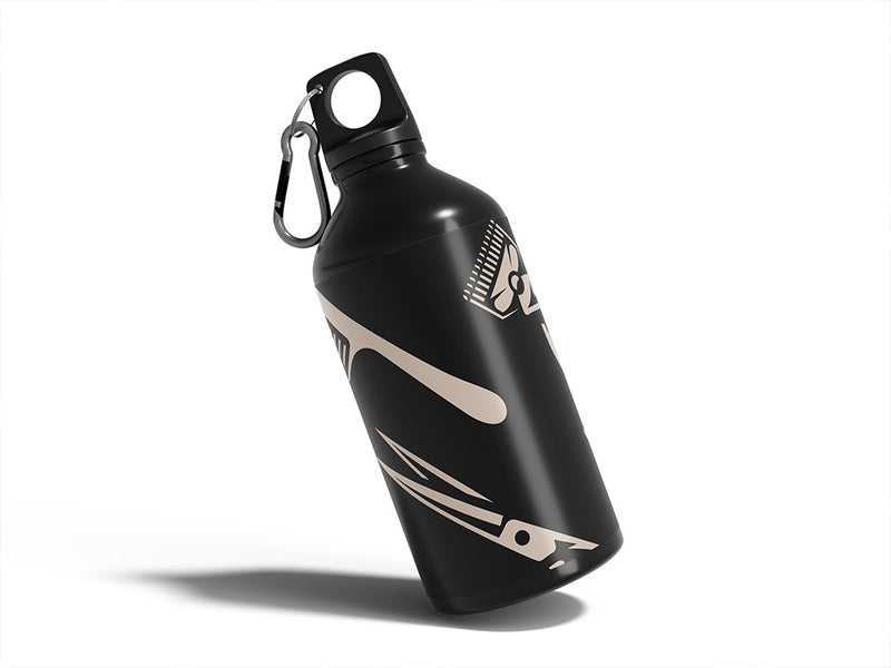 barbershop tools barber shop Water Bottle DIY Stickers