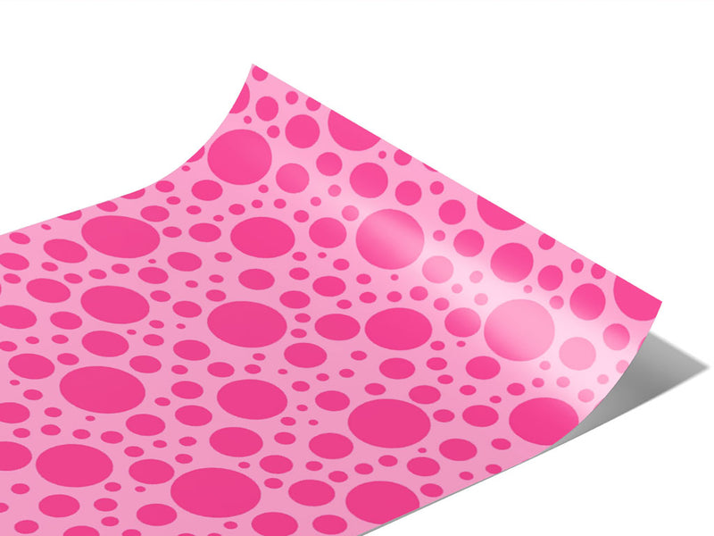 Barbie Pink Polka Dot Vinyl Wraps~Rwraps Series 914 Digitally Printed Vinyl Wrap~0