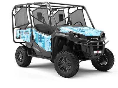 Bare Trees Cityscape Utility Vehicle Vinyl Wrap