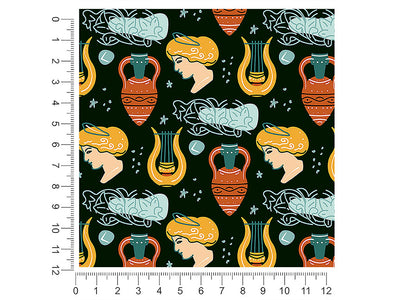 barefaced lyre greco roman 1ft x 1ft Craft Sheets