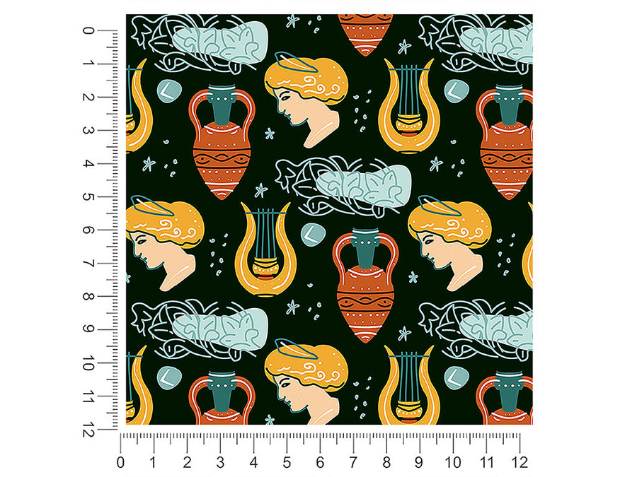 barefaced lyre greco roman 1ft x 1ft Craft Sheets