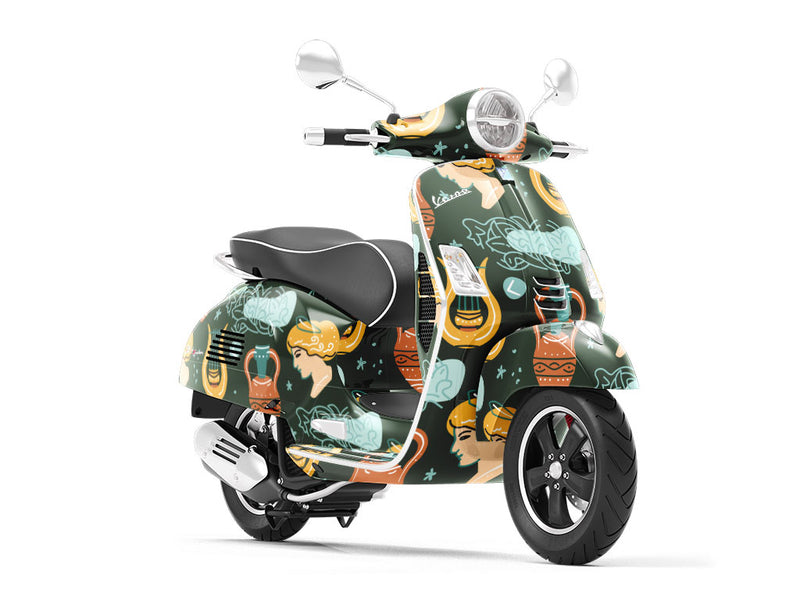 Barefaced Lyre Greco Roman Vespa Scooter Wrap Film