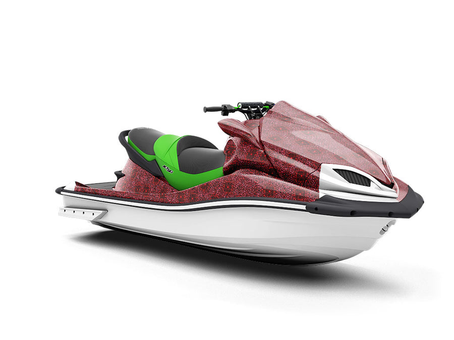 Barnyard Walls Mosaic Jet Ski Vinyl Customized Wrap