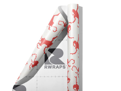 Barrel Full Primate Wrap Film Sheets~Rwraps Series 914 Barrel Full Primate Scrolled Sheet~3