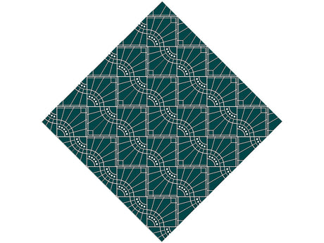 Baseball Diamond Art Deco Vinyl Wrap Pattern