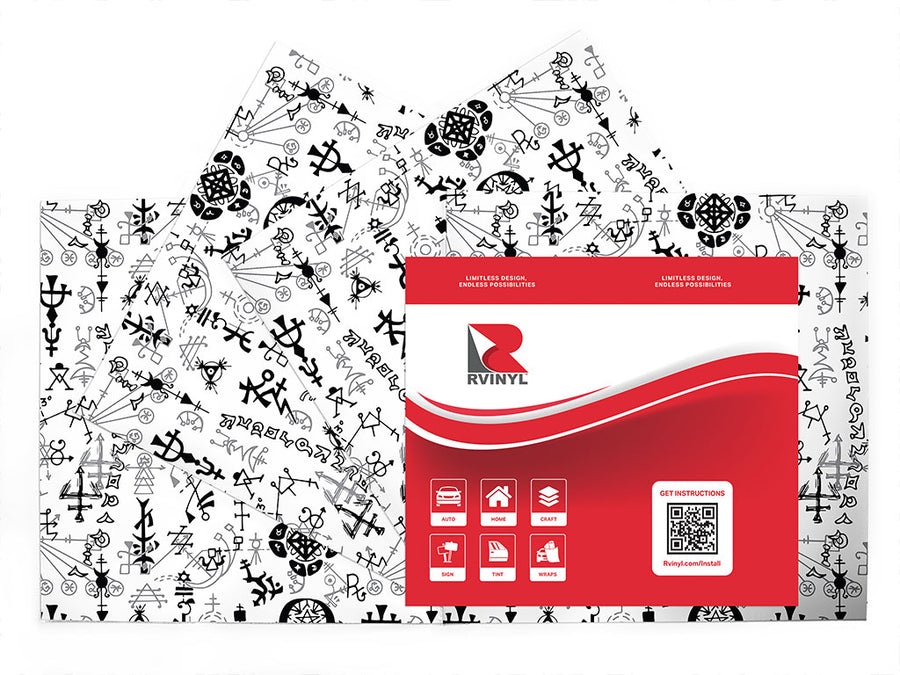 basic alchemy horror Craft Vinyl Sheet Pack