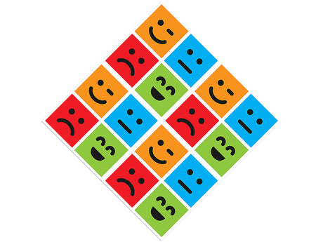Basic Emoticon Emoji Vinyl Wrap Pattern