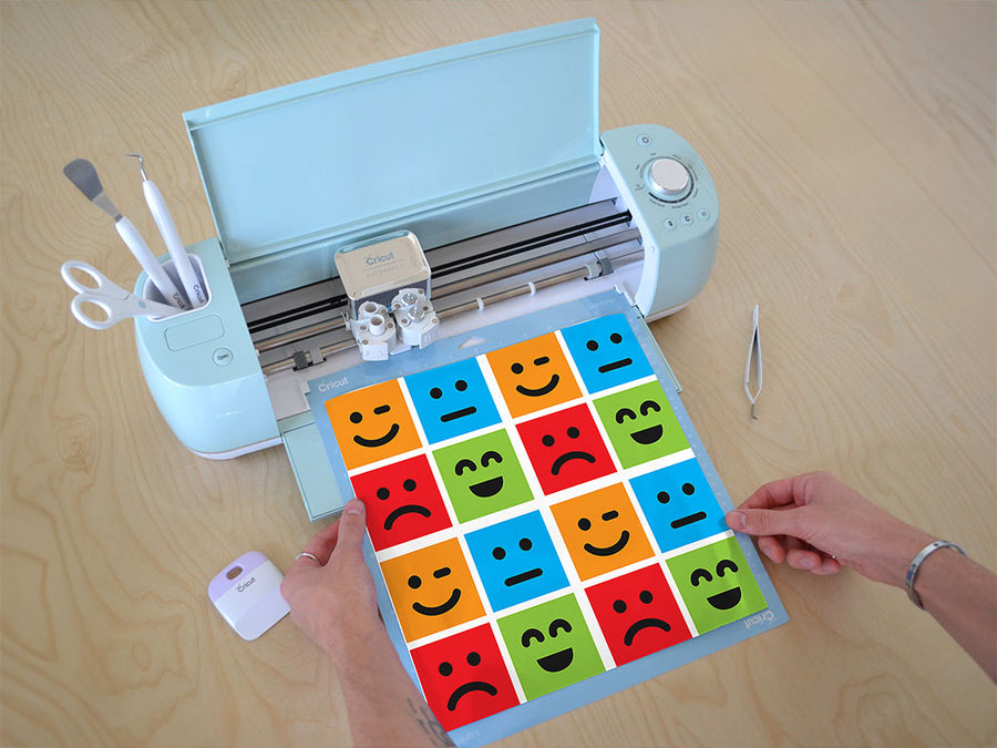 basic emoticon emoji Cricut Compatible Vinyl