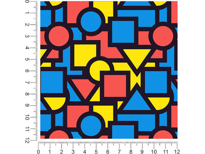 basic geometry abstract geometric 1ft x 1ft Craft Sheets