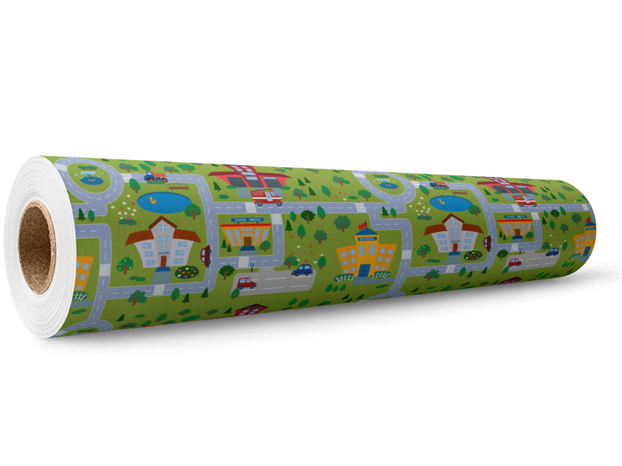 Basic Necessities Cityscape Wrap Film Wholesale Roll~Rwraps Series 914 Digitally Printed Vinyl Roll~5