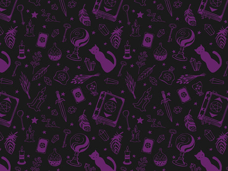 Basic Spellwork Witch Vinyl Wrap Pattern~Rwraps Series 914 Digitally Printed Vinyl Wrap~0