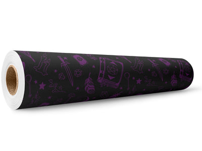 Basic Spellwork Witch Wrap Film Wholesale Roll~Rwraps Series 914 Digitally Printed Vinyl Roll~5