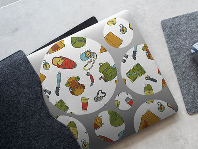basic supplies camping DIY Laptop Stickers