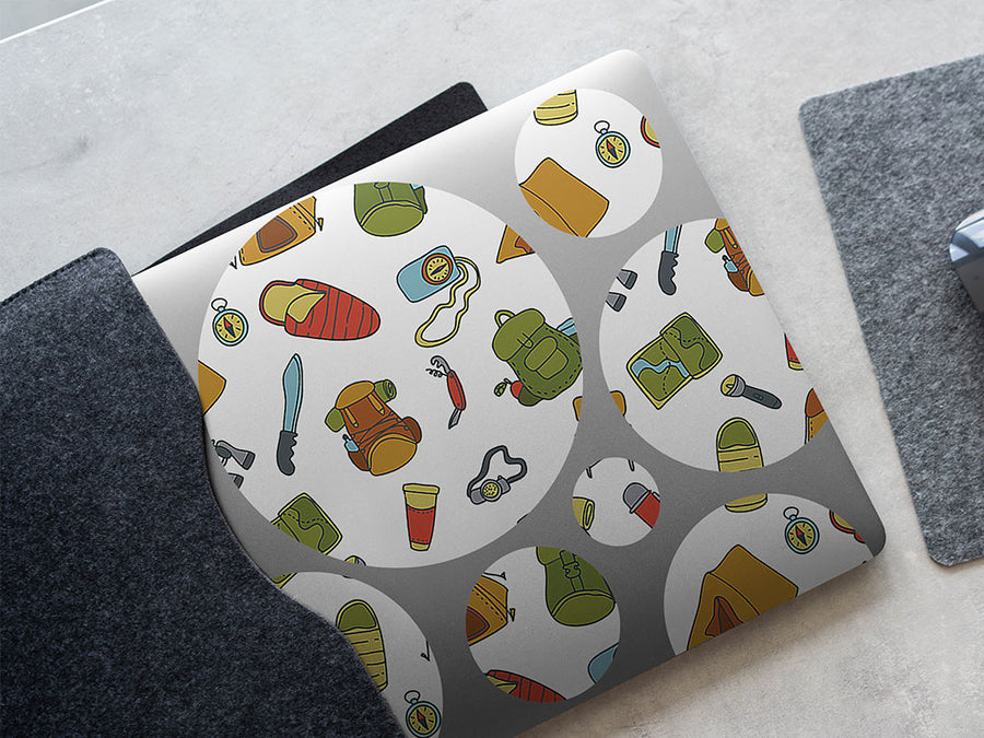 basic supplies camping DIY Laptop Stickers