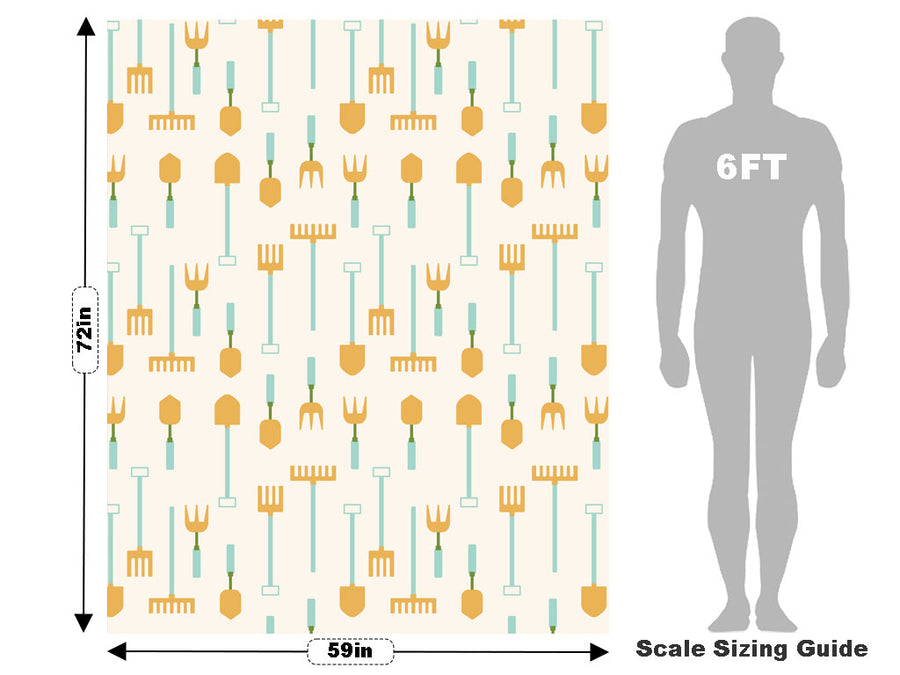 Basic Tools Gardening Vehicle Wrap Scale~Rwraps Series 914 Basic Tools Gardening Measurements~1