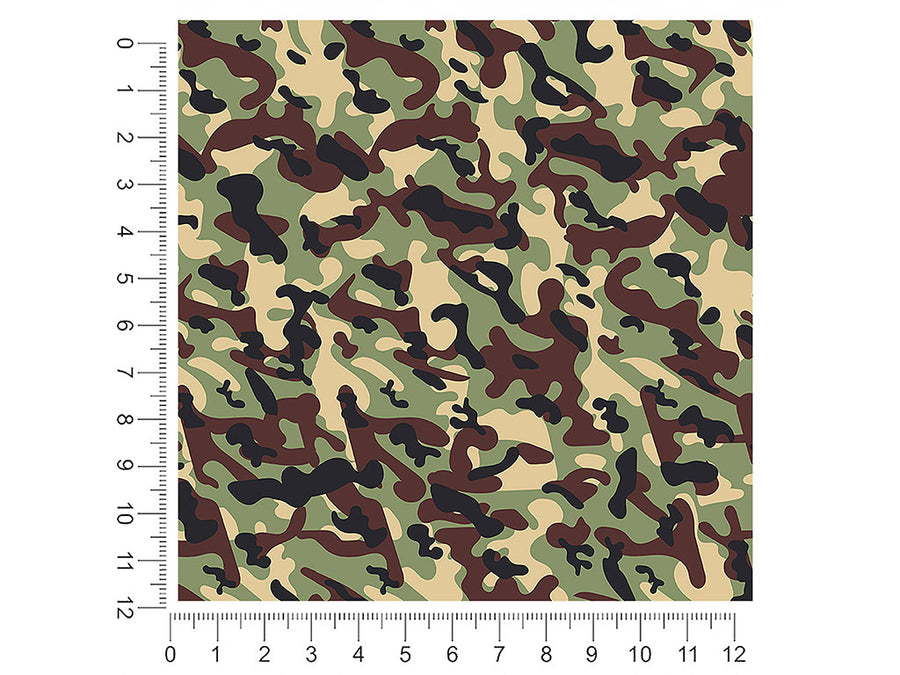 basin beige camouflage 1ft x 1ft Craft Sheets