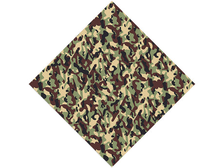 Basin Beige Camouflage Vinyl Wrap Pattern