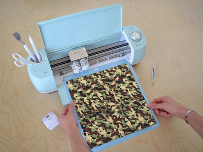 basin beige camouflage Cricut Compatible Vinyl