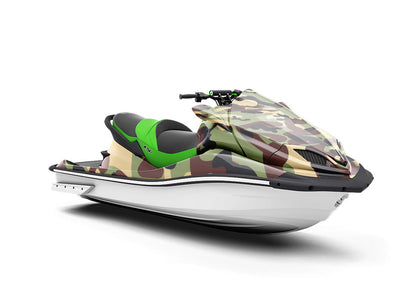 Basin Beige Camouflage Jet Ski Vinyl Customized Wrap