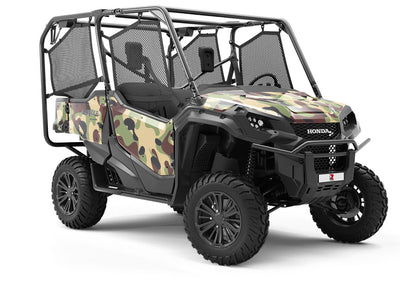 Basin Beige Camouflage Utility Vehicle Vinyl Wrap