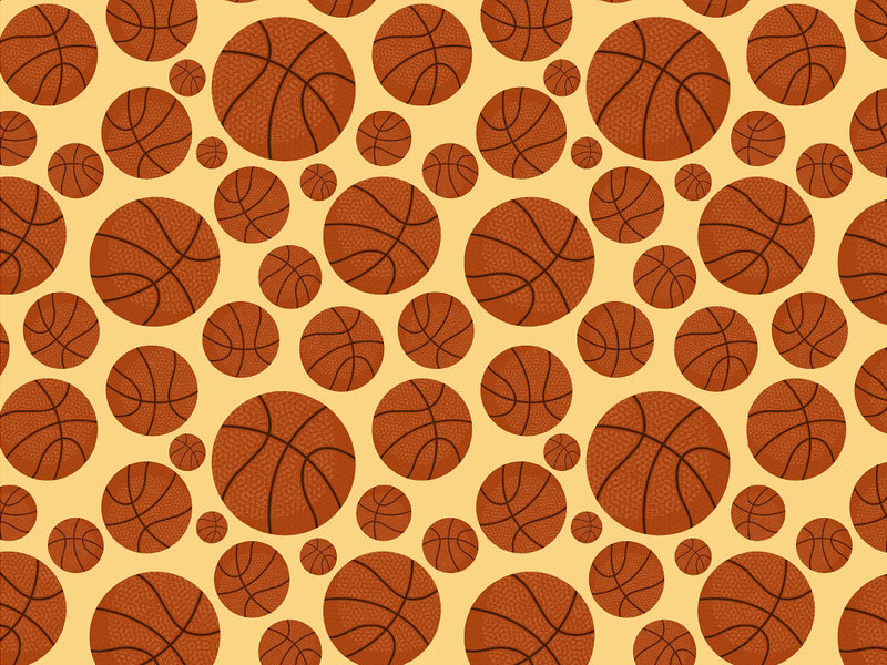 Basketball Practice Sport Vinyl Wrap Pattern~Rwraps Series 914 Digitally Printed Vinyl Wrap~0