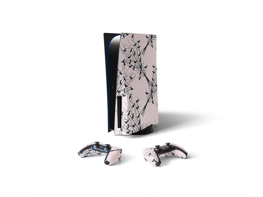 bat bouquet gothic Sony PS5 DIY Skin