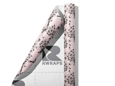 Bat Bouquet Gothic Wrap Film Sheets~Rwraps Series 914 Bat Bouquet Gothic Scrolled Sheet~3