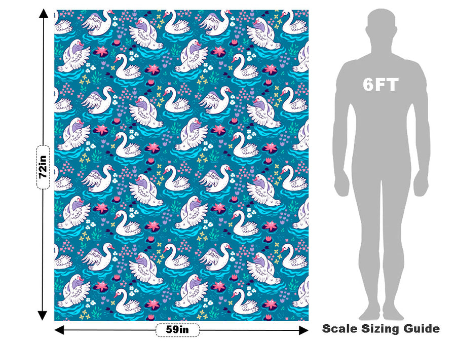 Bath Time Birds Vehicle Wrap Scale~Rwraps Series 914 Bath Time Birds Measurements~1