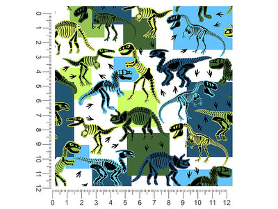 battered blues dinosaur 1ft x 1ft Craft Sheets