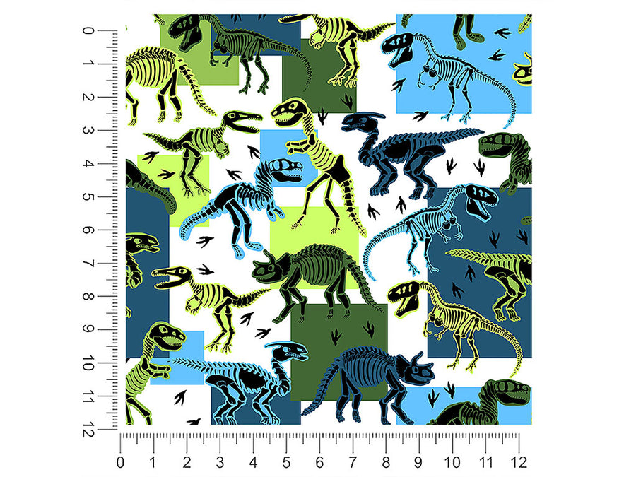 battered blues dinosaur 1ft x 1ft Craft Sheets