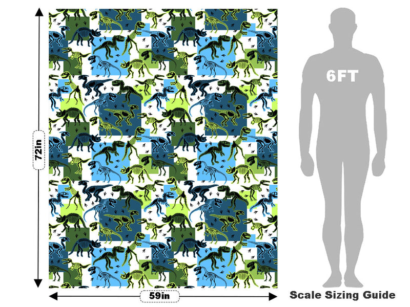 Battered Blues Dinosaur Vehicle Wrap Scale~Rwraps Series 914 Battered Blues Dinosaur Measurements~1