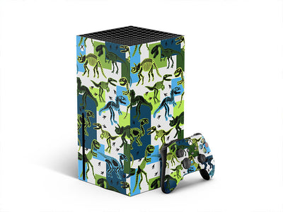 battered blues dinosaur XBOX DIY Decal