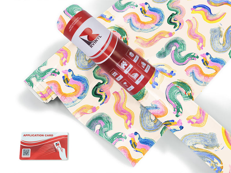 battle cry abstract geometric Craft Vinyl Roll