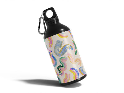 battle cry abstract geometric Water Bottle DIY Stickers