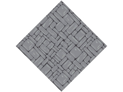 Battleship Grey Brick Vinyl Wrap Pattern