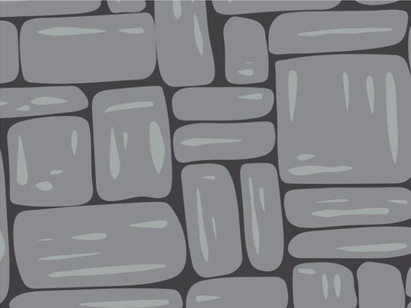 Battleship Grey Brick Vinyl Wrap Pattern~Rwraps Series 914 Digitally Printed Vinyl Wrap~0