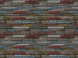 Battleship Grey Brick Vinyl Wrap Pattern~Rwraps Series 914 Digitally Printed Vinyl Wrap~0