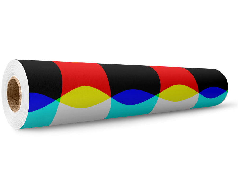 Be Back Retro Wrap Film Wholesale Roll~Rwraps Series 914 Digitally Printed Vinyl Roll~5