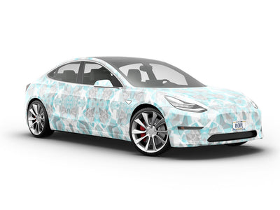 Be Chill Tile Vehicle Vinyl Wrap
