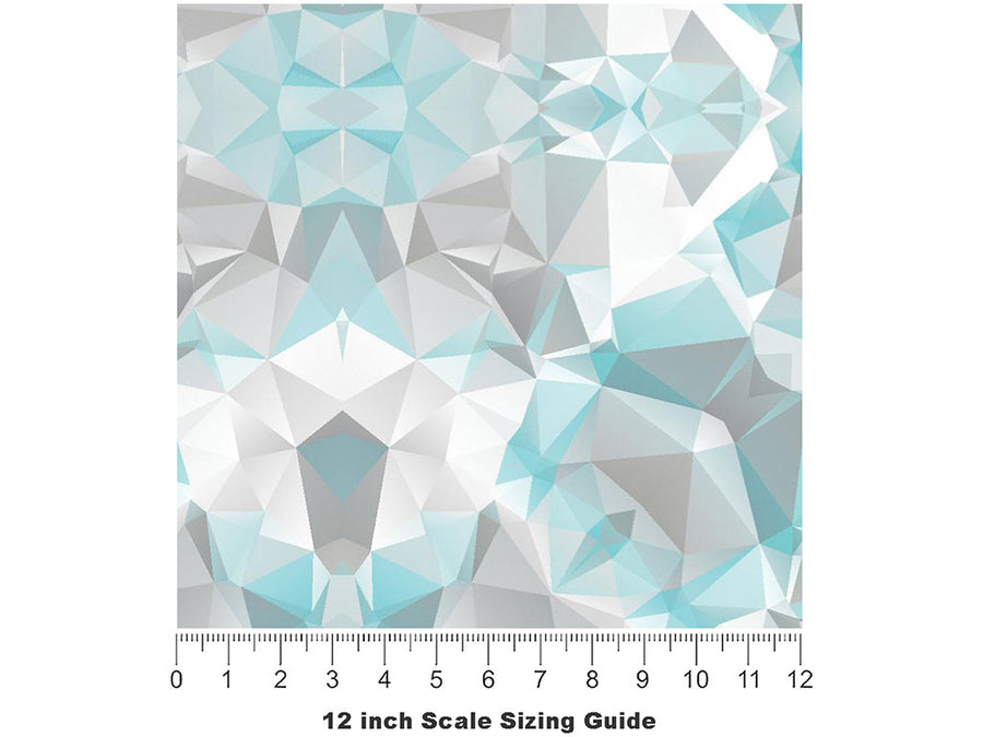 Be Chill Tile Vinyl Film Pattern Size 12 inch Scale~Rwraps Be Chill Tile Sizing Chart~3