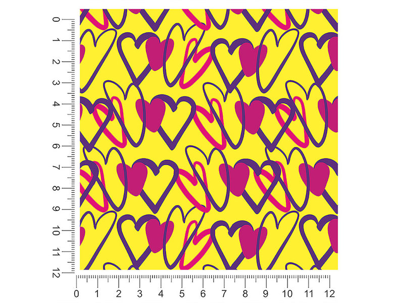 be mine heart 1ft x 1ft Craft Sheets