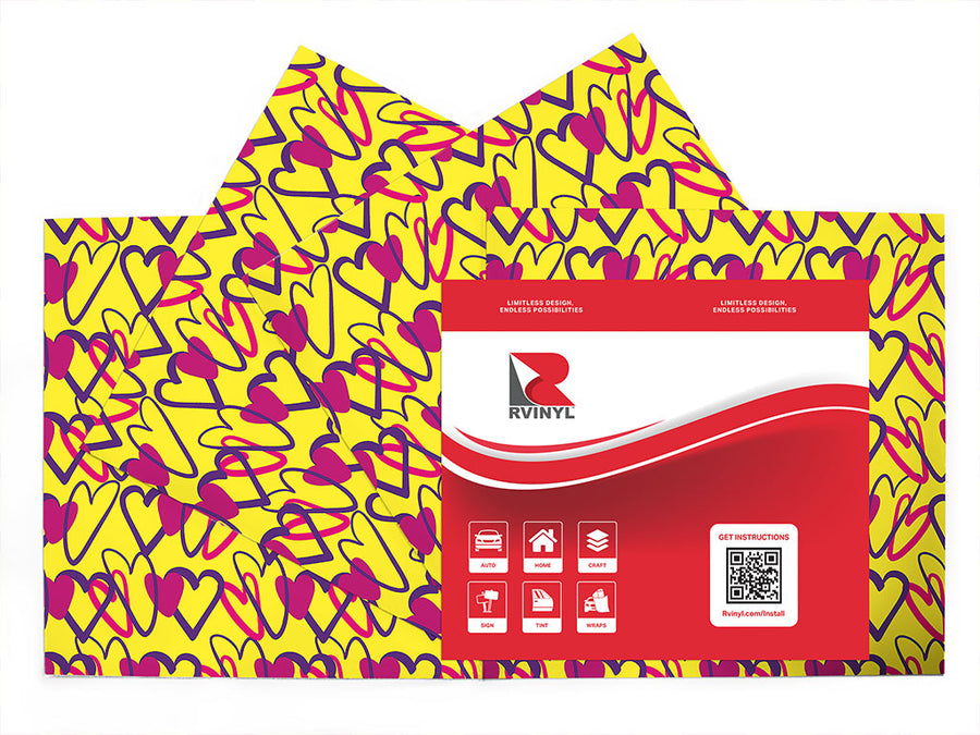 be mine heart Craft Vinyl Sheet Pack