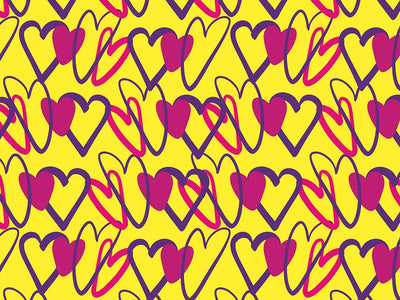 Be Mine Heart Vinyl Wrap Pattern~Rwraps Series 914 Digitally Printed Vinyl Wrap~0