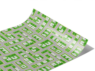 Be Neighborly Cityscape Vinyl Wraps~Rwraps Series 914 Digitally Printed Vinyl Wrap~1