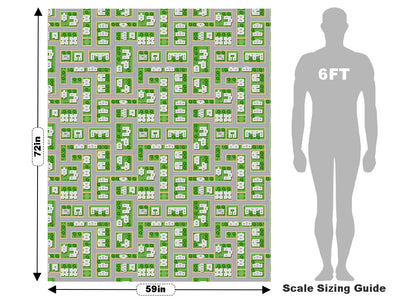 Be Neighborly Cityscape Vehicle Wrap Scale~Rwraps Series 914 Be Neighborly Cityscape Measurements~2