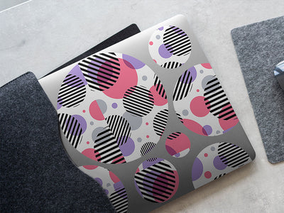 beach ballroom abstract geometric DIY Laptop Stickers