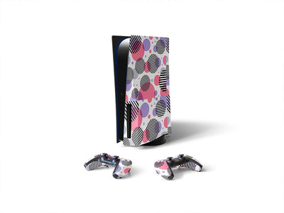 beach ballroom abstract geometric Sony PS5 DIY Skin