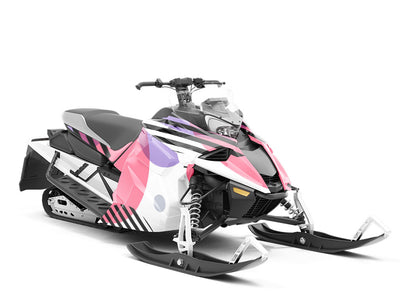 Beach Ballroom Abstract Custom Wrapped Snowmobile